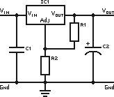 lm317 met voorschakelweerstand